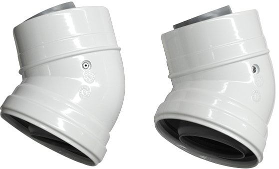 Ideal Logic+ 45° Elbow (Pair)