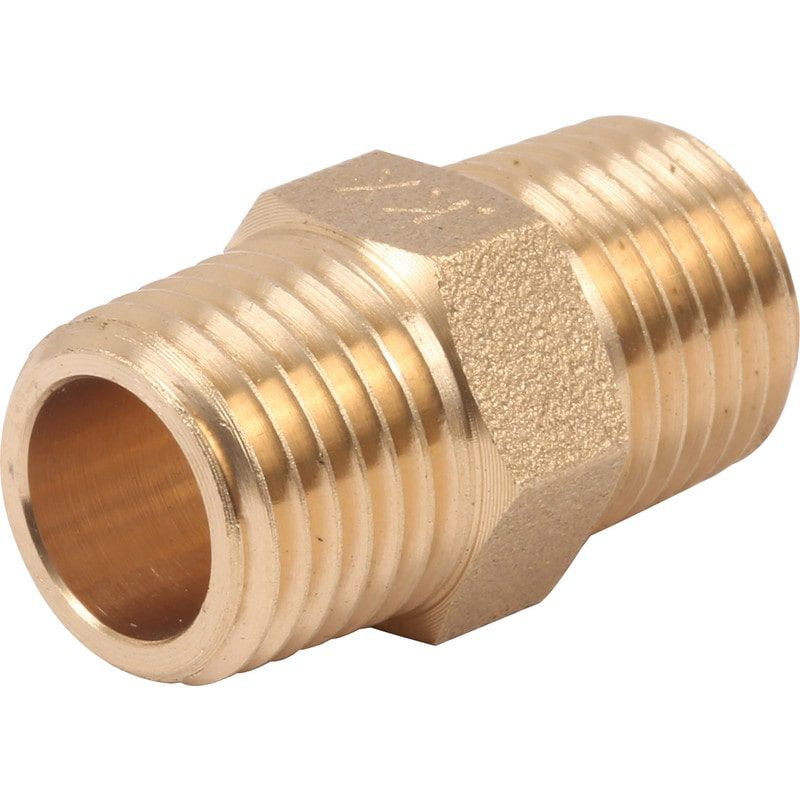Oil Line Hex Nipple 1/4" - TL6010