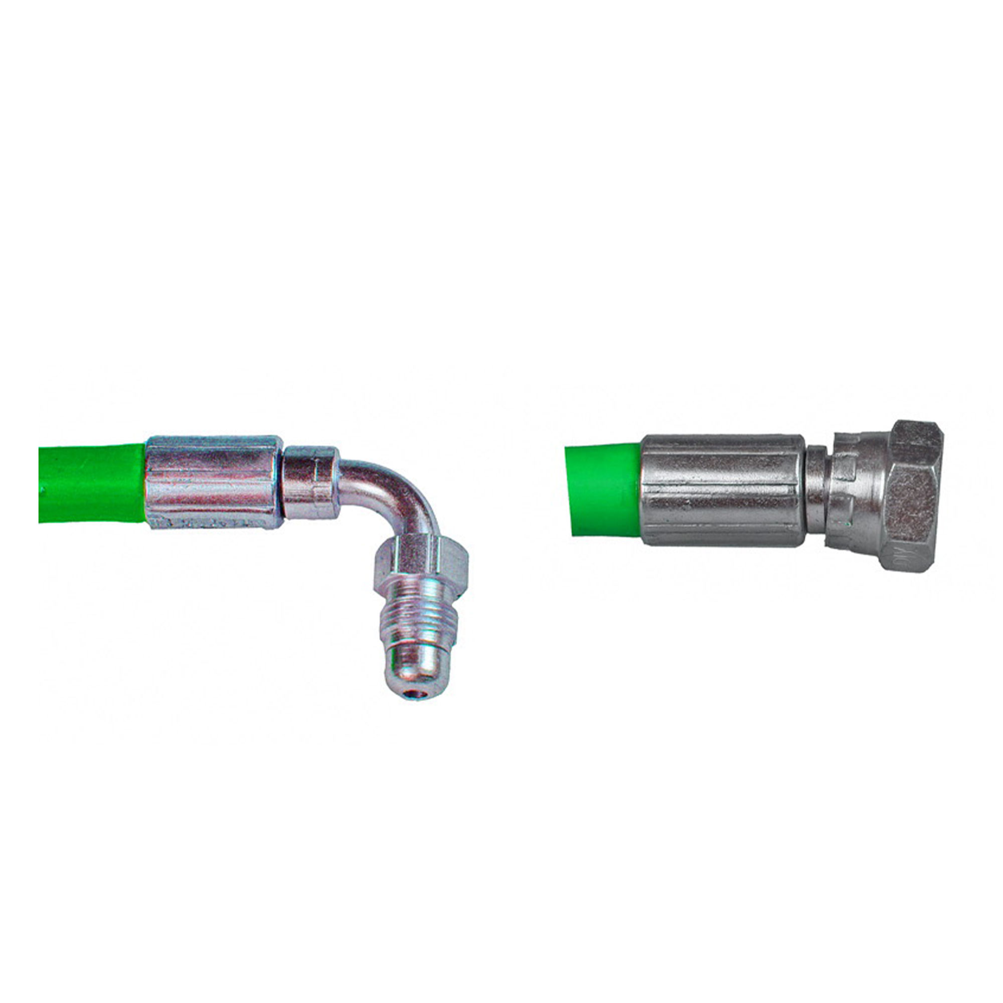 EOGB Biogreen Flexible Oil Hose with 1/4" Angled Male to 1/4" Straight Female Cone 890mm
