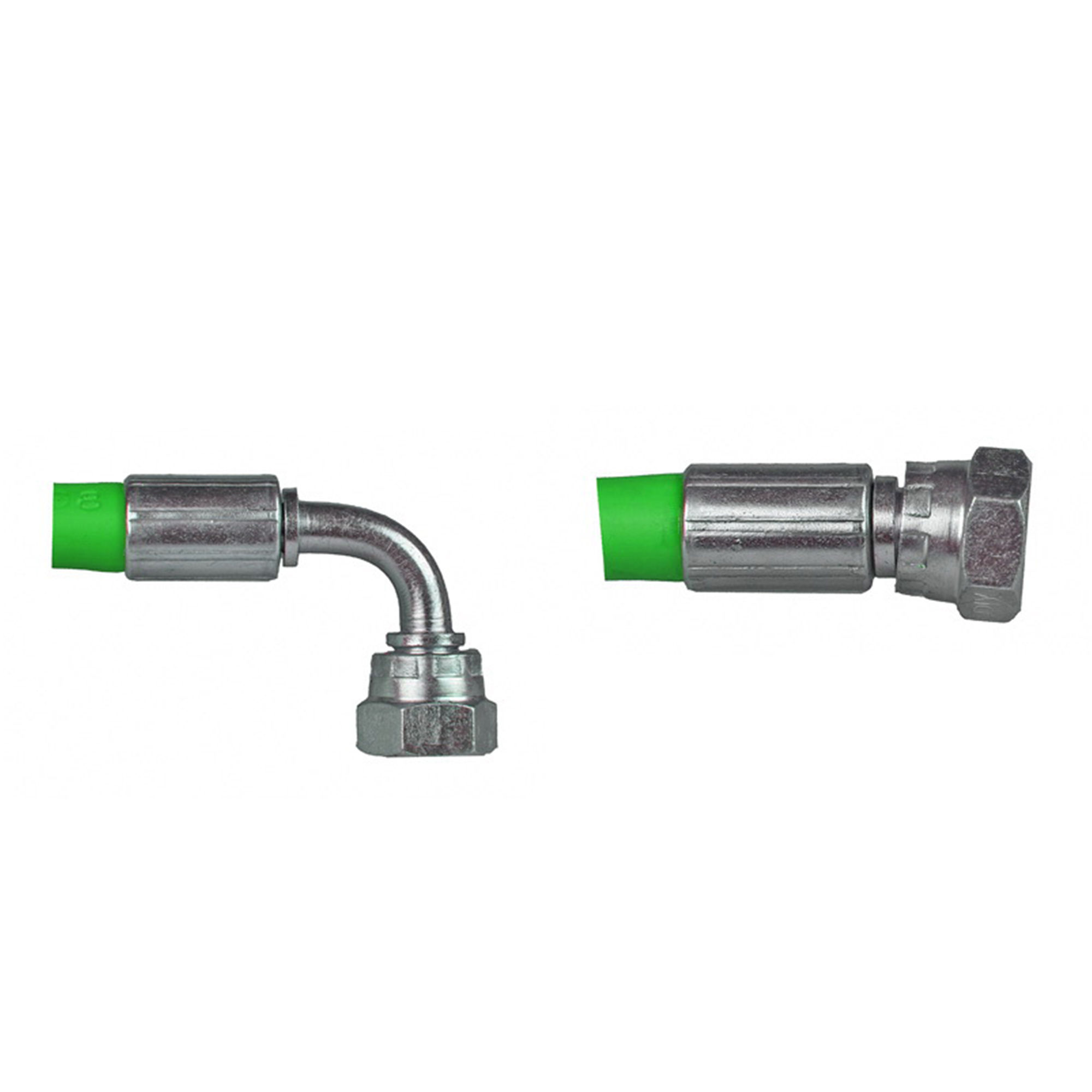EOGB Biogreen Flexible Oil Hose with 1/4" Angled Female to 1/4" Straight Female Cone 890mm