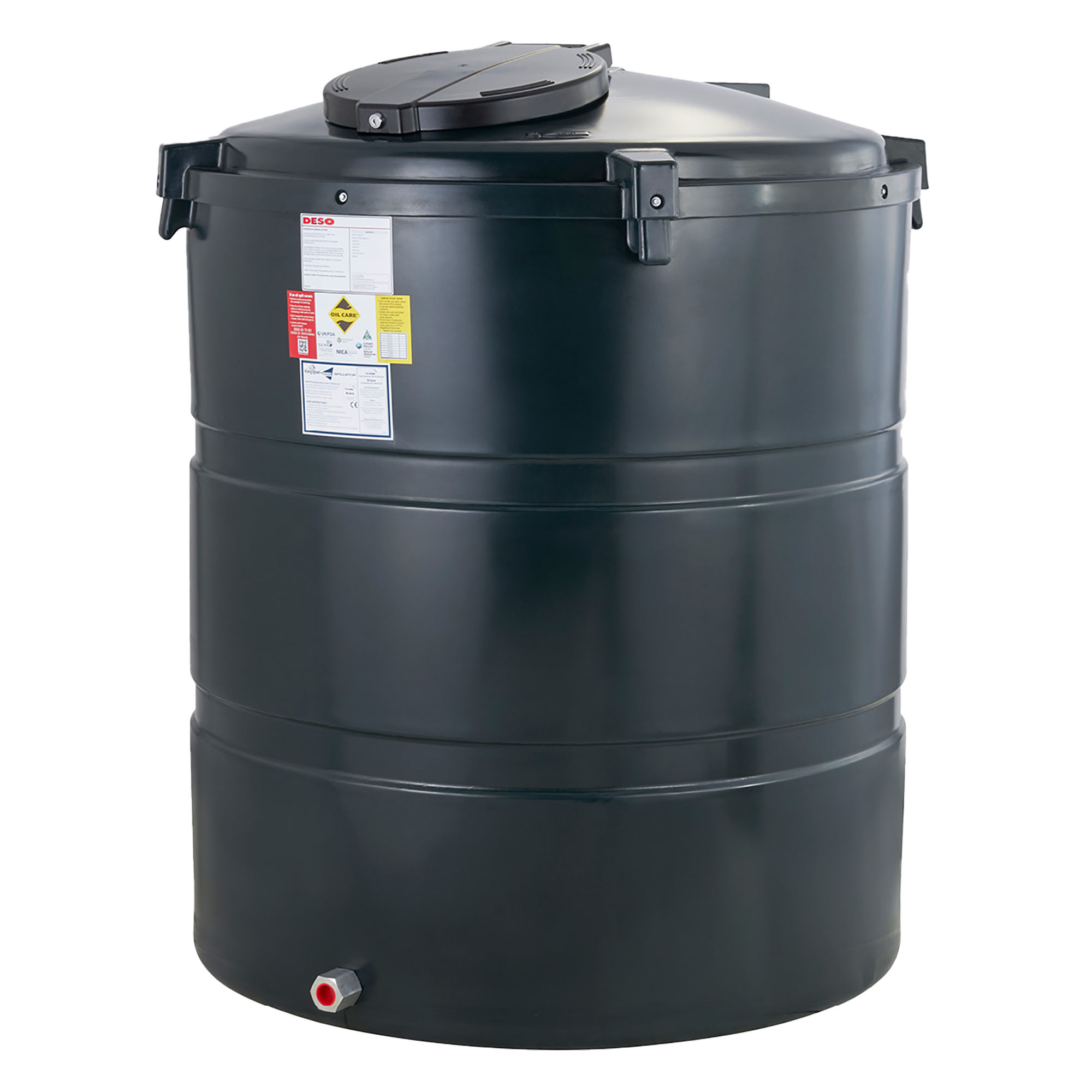 Deso V1230BT Vertical Bunded Oil Tank (No Gauge) 1230L