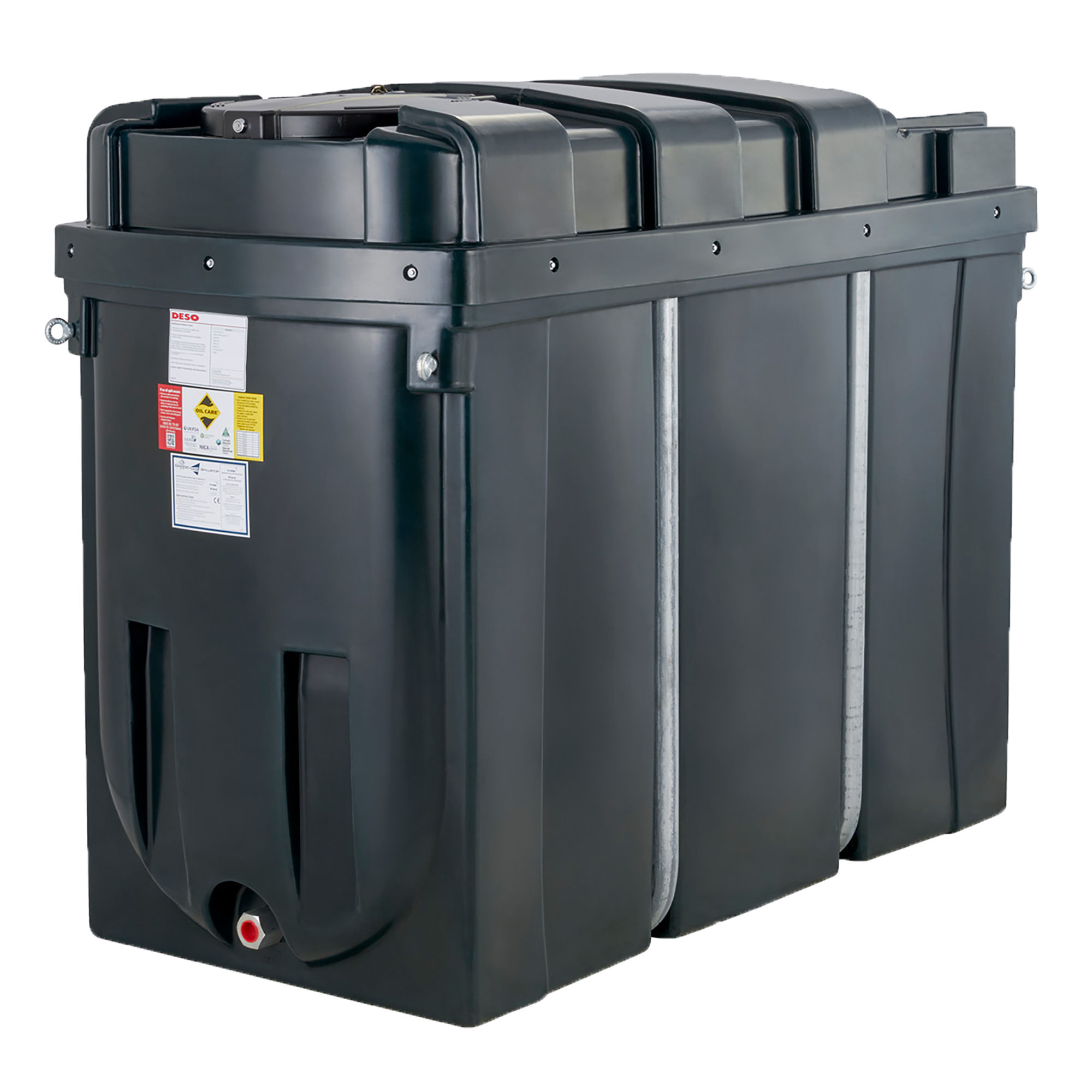 Deso H1550BT Horizontal Bunded Oil Tank (No Gauge) 1550L