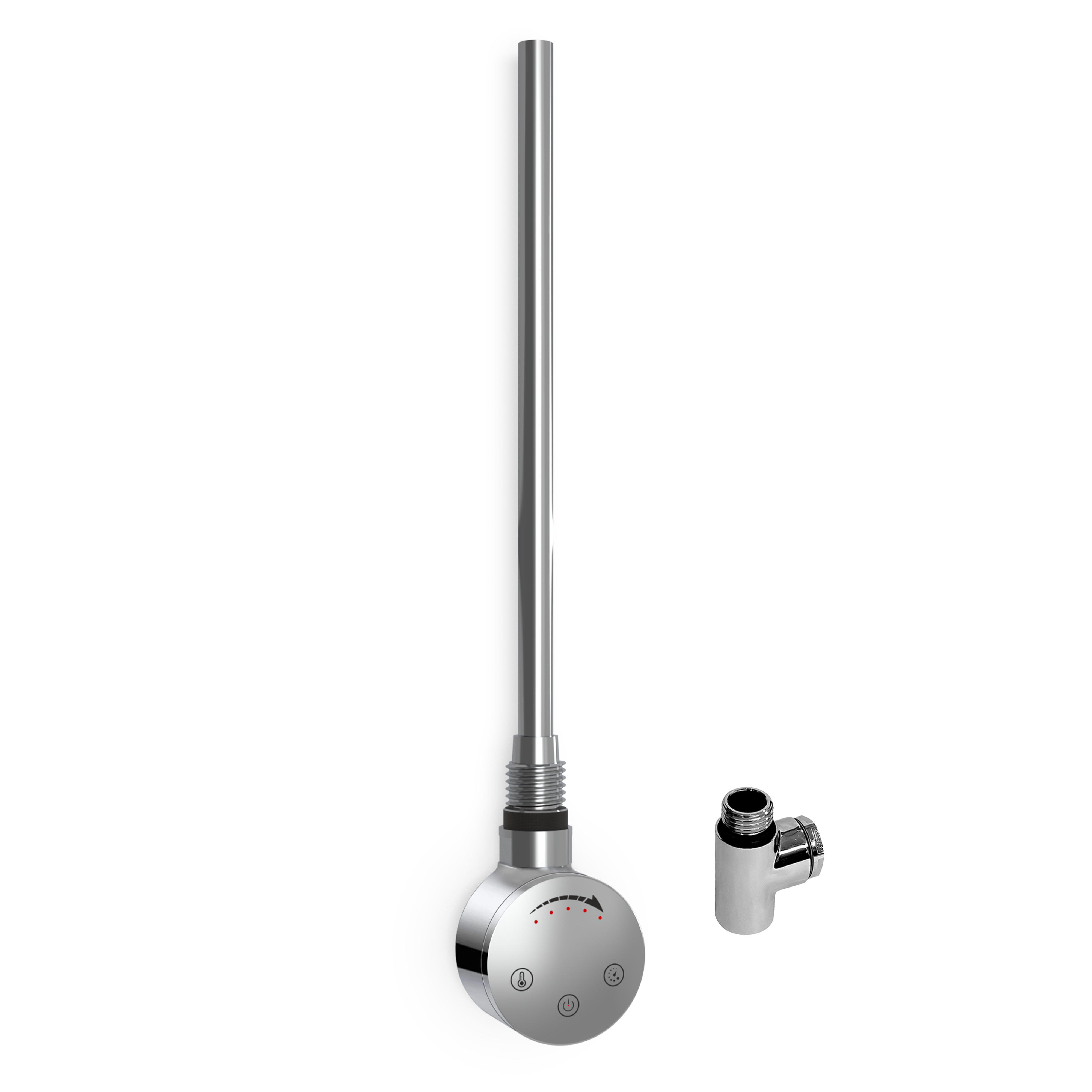 Kartell Dual Fuel Thermostatic Heating Element Chrome