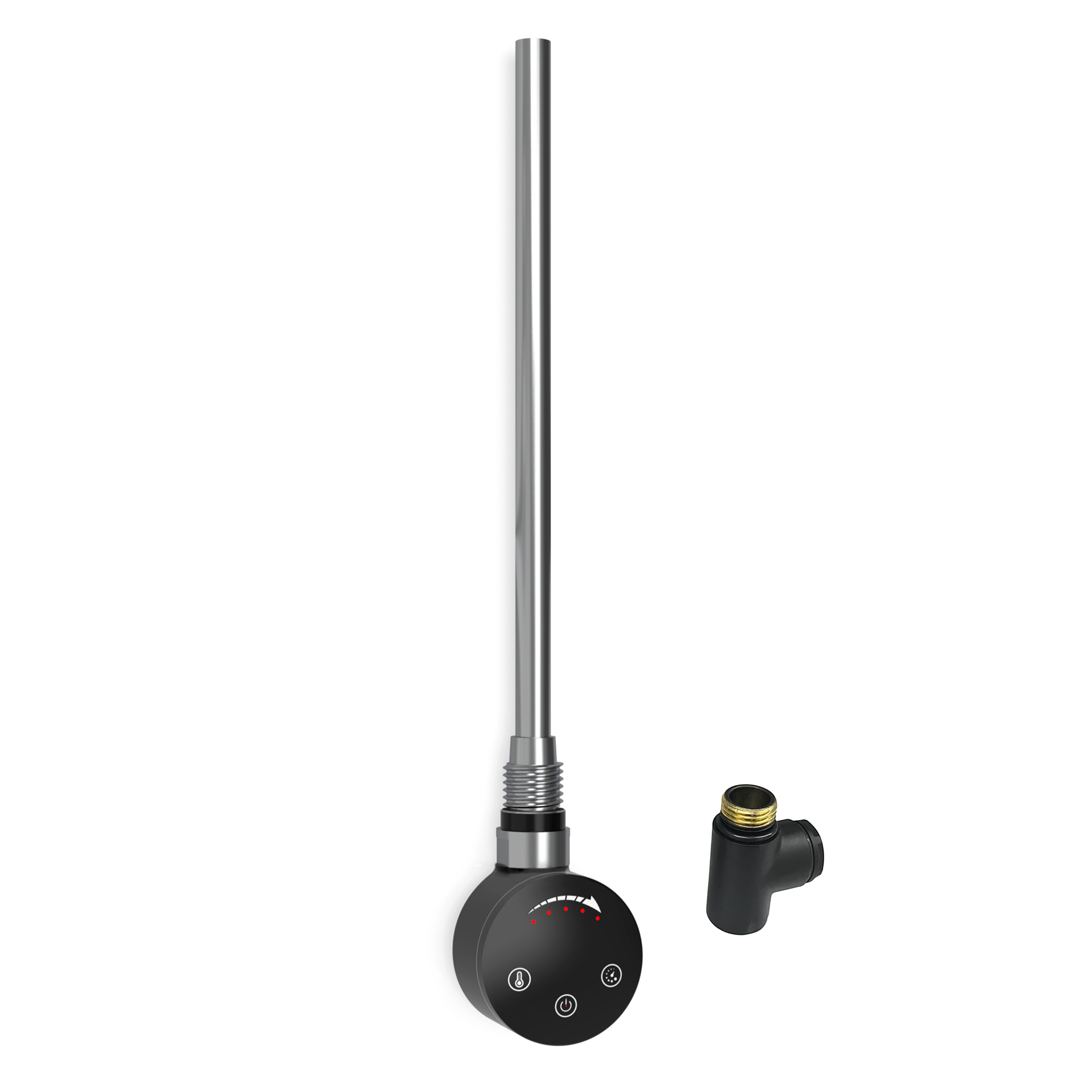 Kartell Dual Fuel Thermostatic Heating Element Black