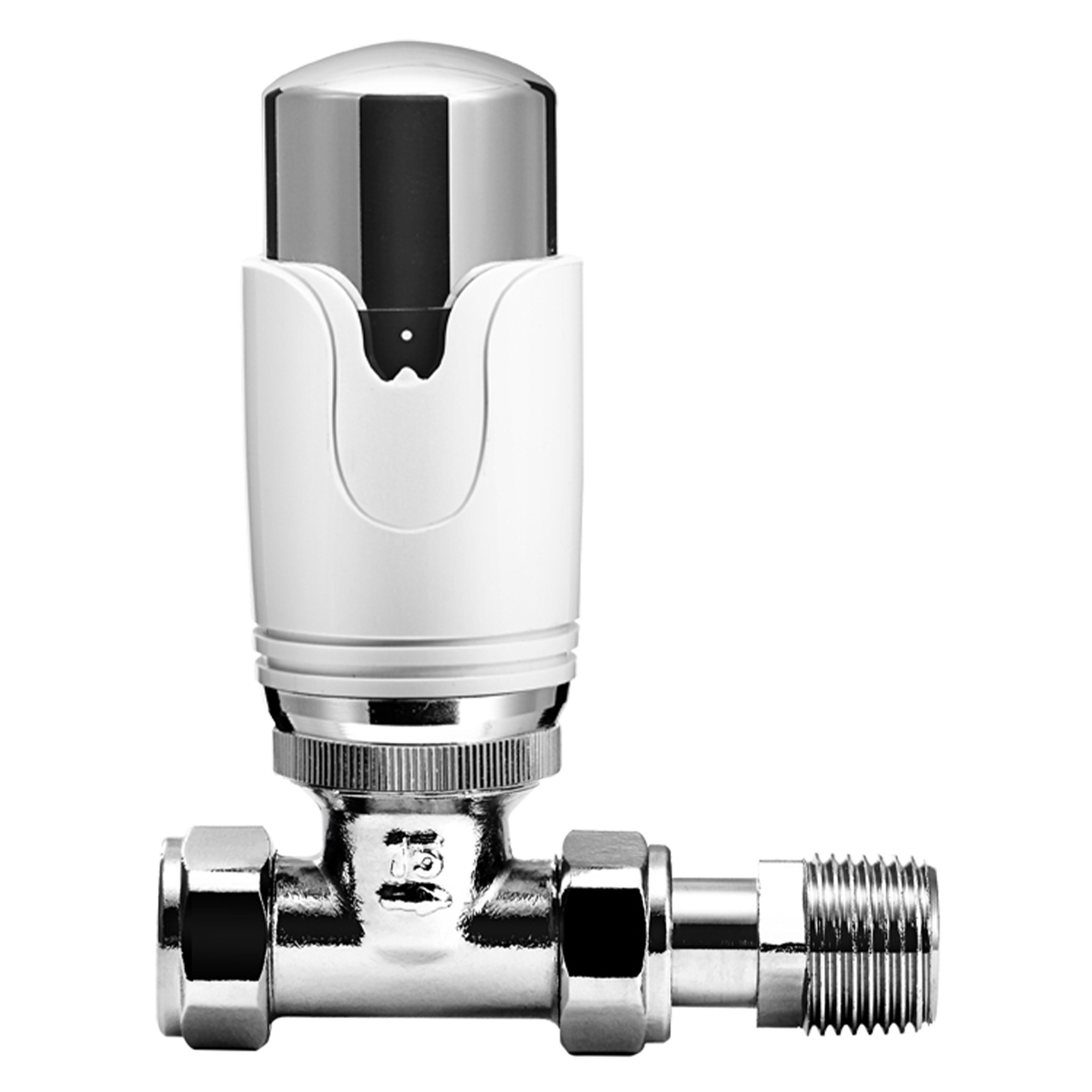 Kartell K-Therm Refined Straight TRV White and Chrome 15mm