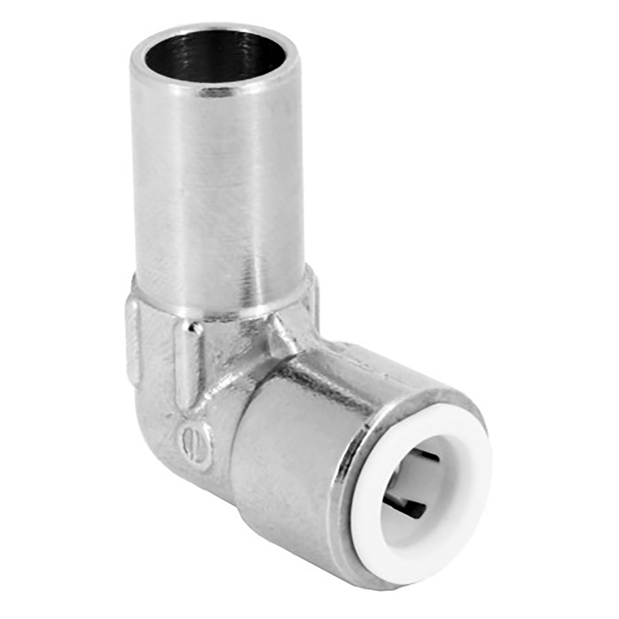 Push-Fit Radiator Valve Reducing Elbow 15mm x 10mm - MRVPFE10
