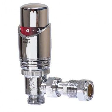 Drayton TRV4 Angle and Internal Head Chrome Plated 15mm - 07 05 150C