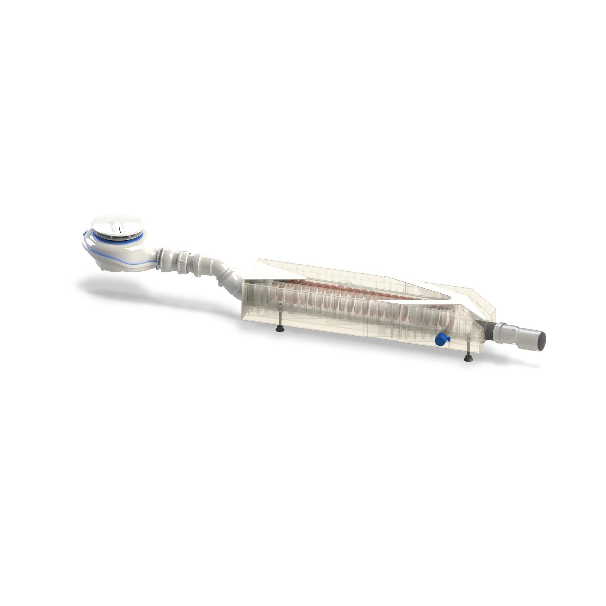 Zypho iZi 30 High Flow Horizontal WWHR for Shower Tray