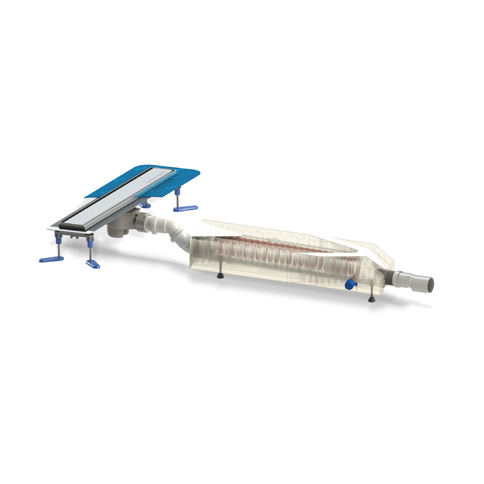 Zypho iZi 30 Eco Horizontal WWHR with Linear Drain 800mm