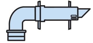 Worcester Horizontal Flue Kit for GB162 80mm/125mm - 7716191116