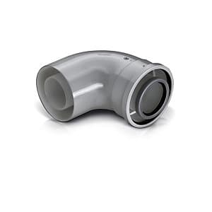 Worcester 90° Flue Bend Silver - 7738112874