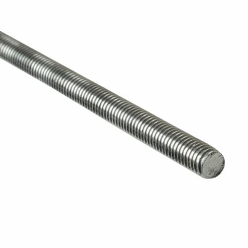 Threaded Steel Bar Zinc Plated 12mm 1m
