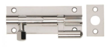 PCP on Brass Necked Barrel Bolt PP 100mm x 25mm - AX000024