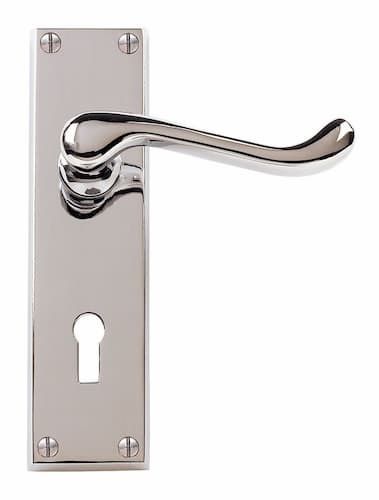 Dale Hardware Victorian Scroll Lever Lock Handle Furniture PCP - DP058222
