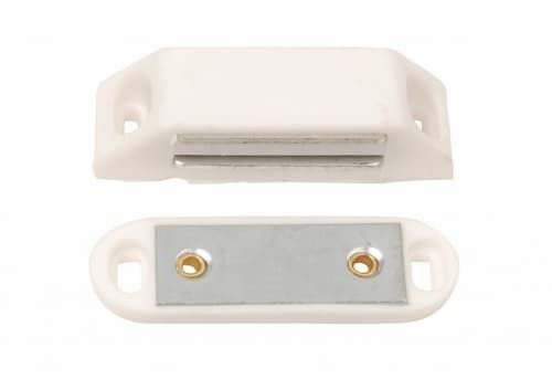 Dalepax Twin Magnetic Catches (2 Pack) White - DX40020