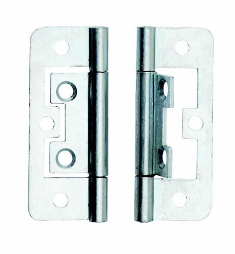 Dalepax BZP Flush Hinges (2 Pack) 50mm - DX40509