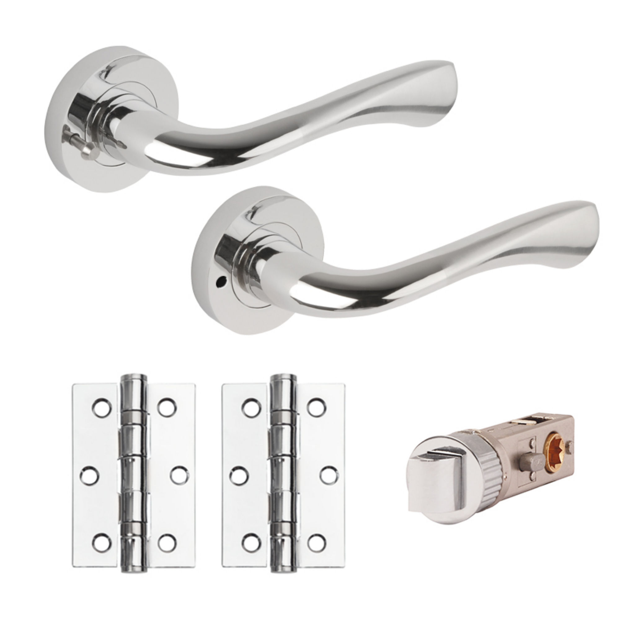 Dale Hardware Zone Smart Latch Privacy Door Handle Pack - SBX3005-PRV