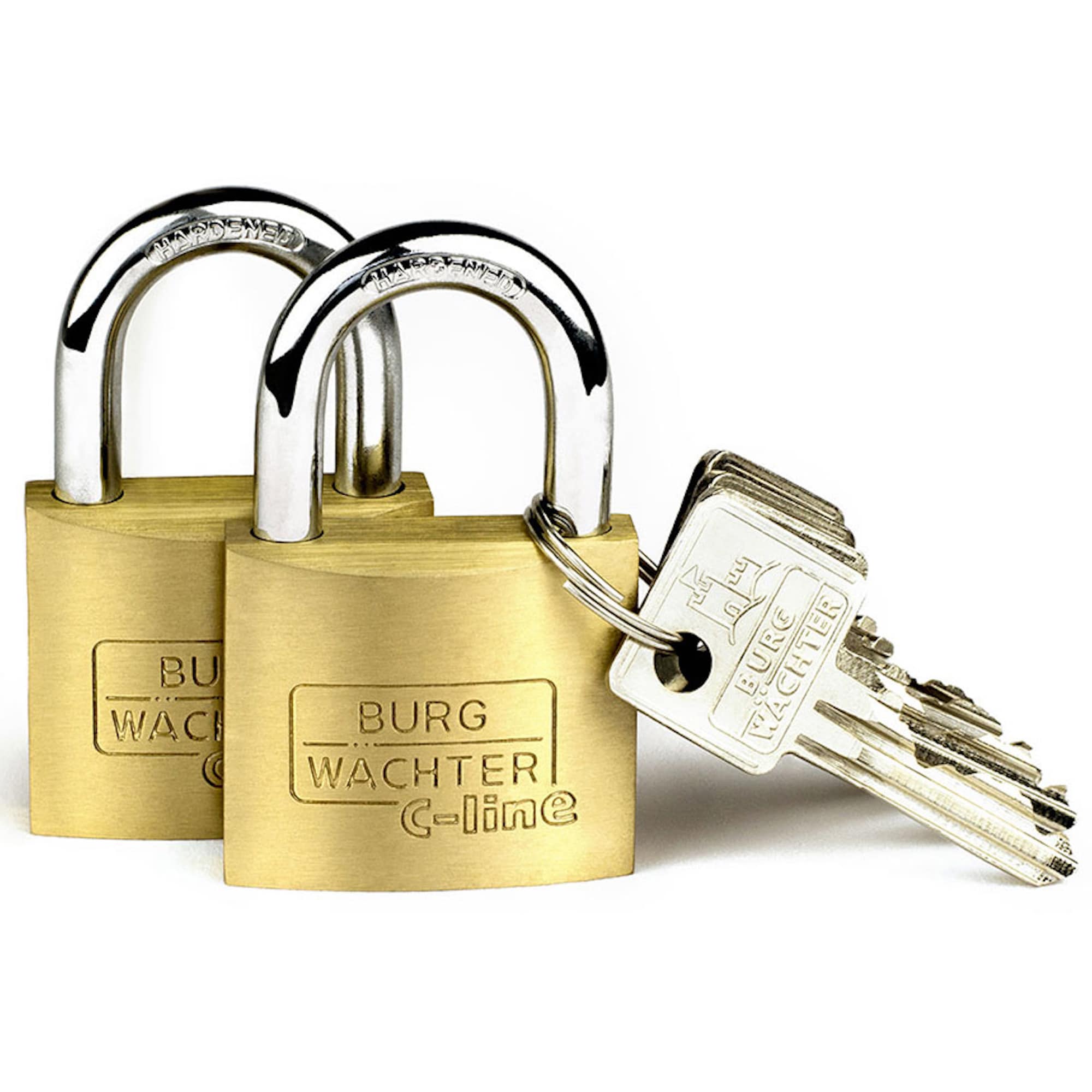 Burg Wächter Standard Padlocks (2 Pack) 40mm