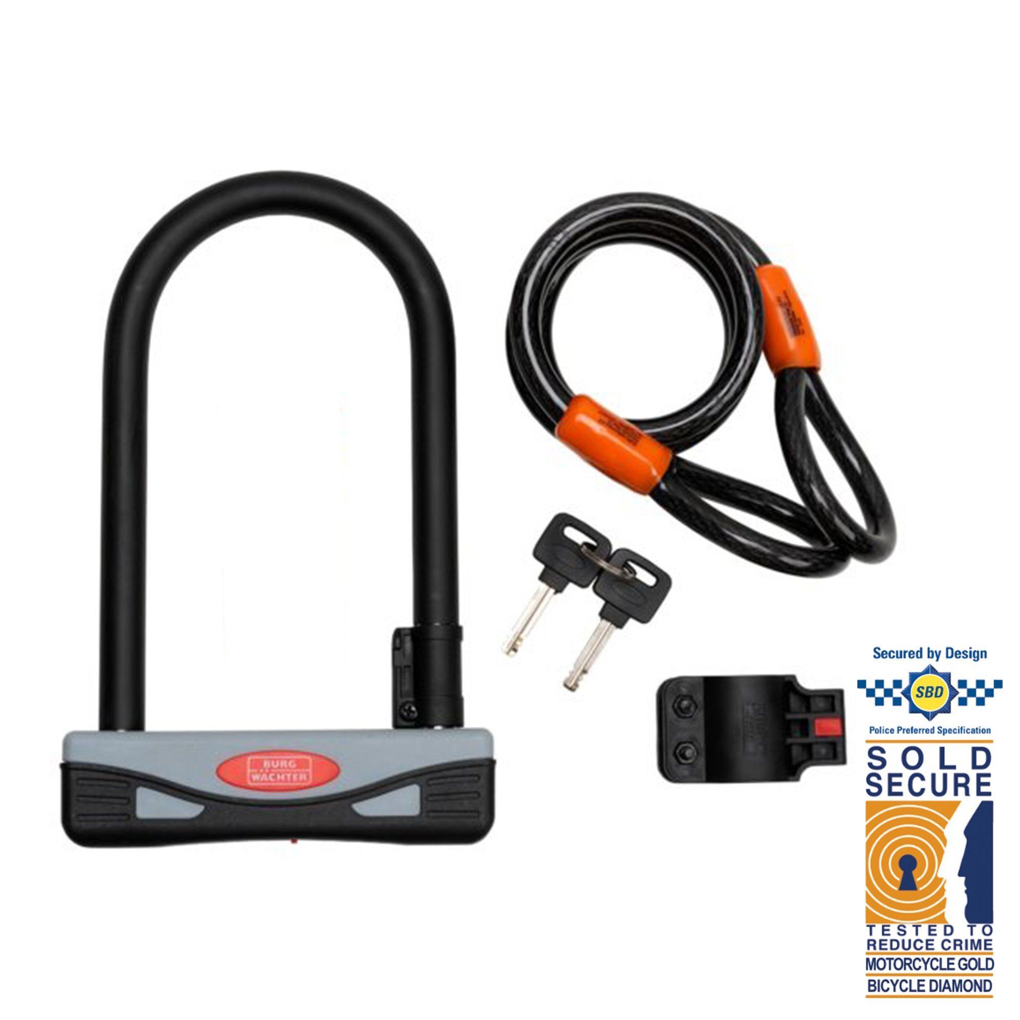 Burg Wächter Heavy Duty D-Lock - 1600 HB Kit