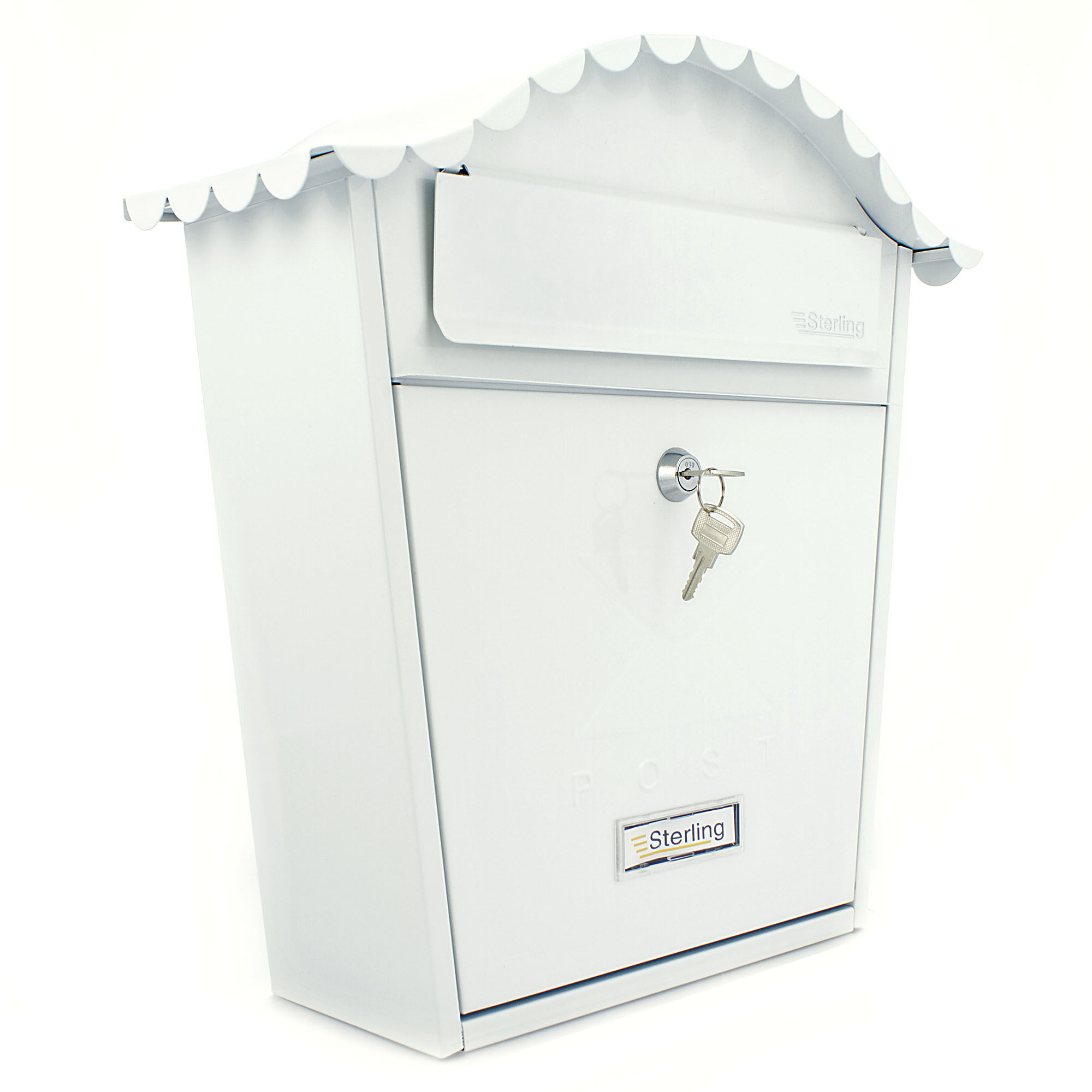 Burg Wächter Classic Post Box - White
