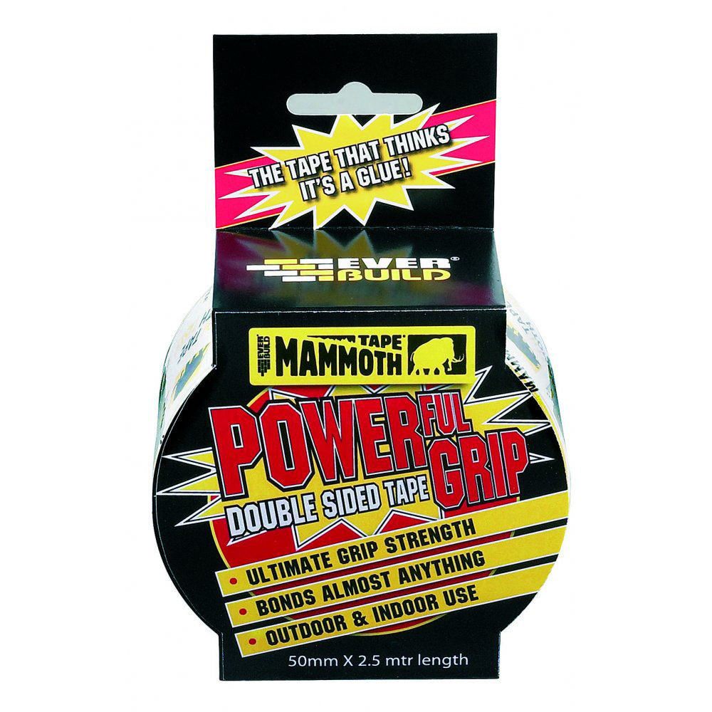 Everbuild Mammoth Powerful Grip Tape 50mm x 2.5m