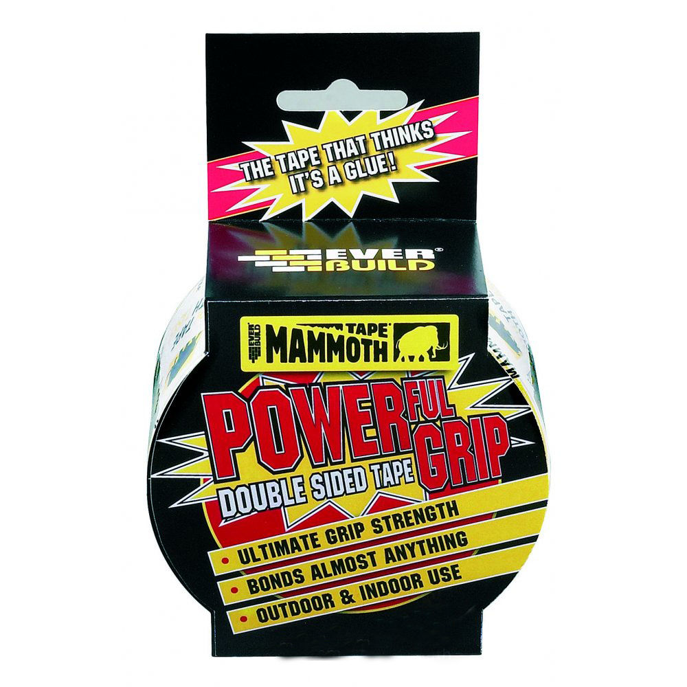 Everbuild Mammoth Powerful Grip Tape 12.5mm x 2.5m