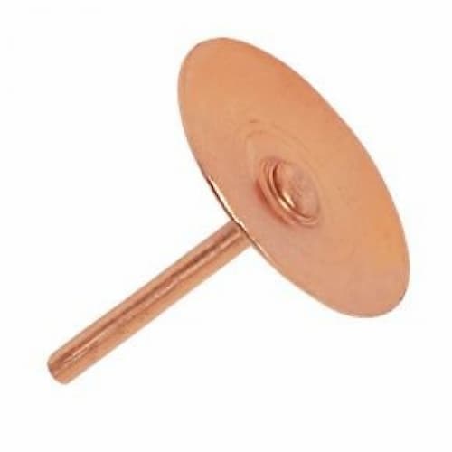 Copper Disc Rivets (100 Pack) 20mm