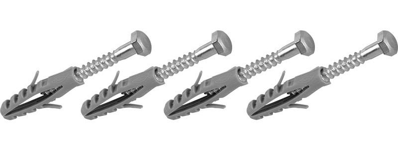 Fischer Radiator Fixing Set (4 Pack) 6mm x 50mm - 530737