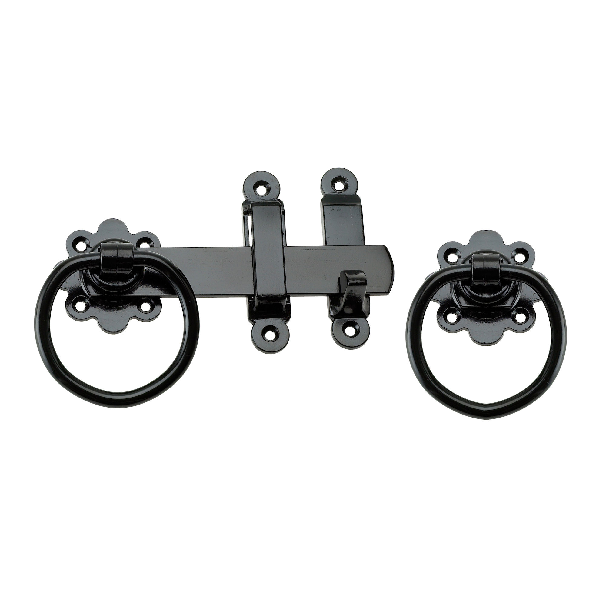 Eliza Tinsley Ring Gate Latch Black 6"