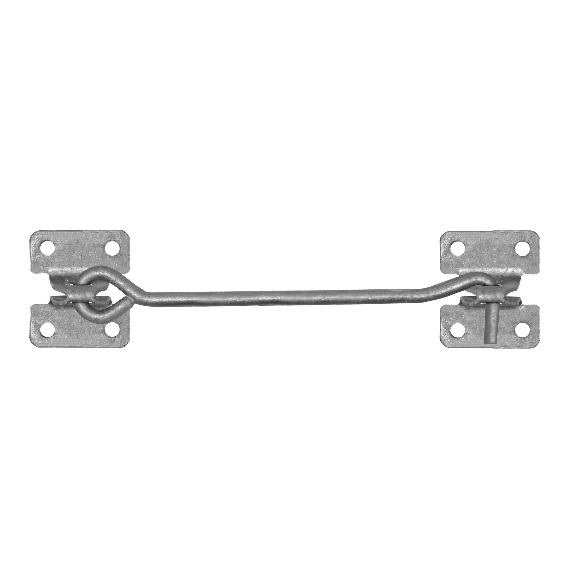 Eliza Tinsley Light Cabin Hook on Plate Galvanised 6"