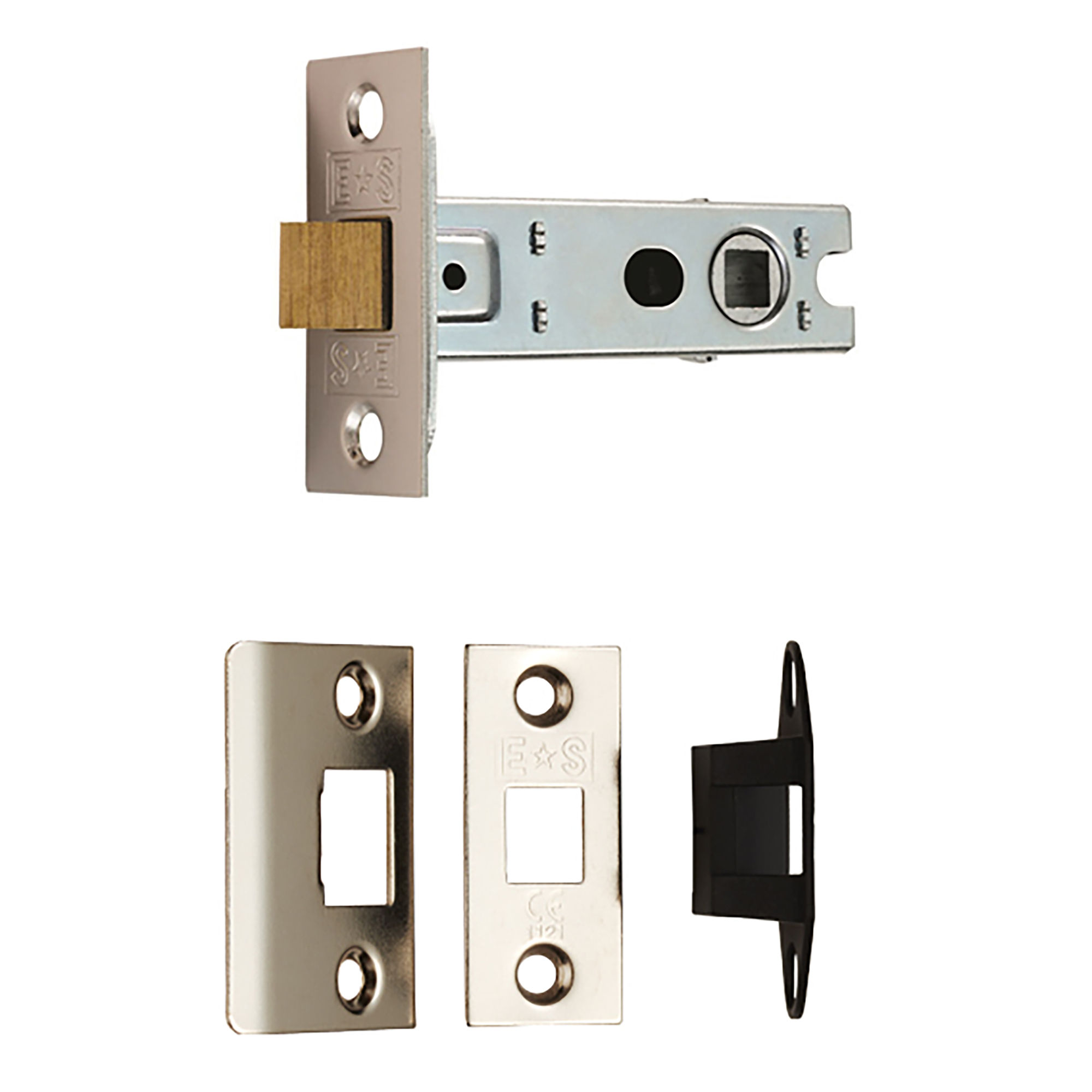 Carlisle Brass Bolt Through Tubular Latch Nickel Plate 64mm - BTL2/BP