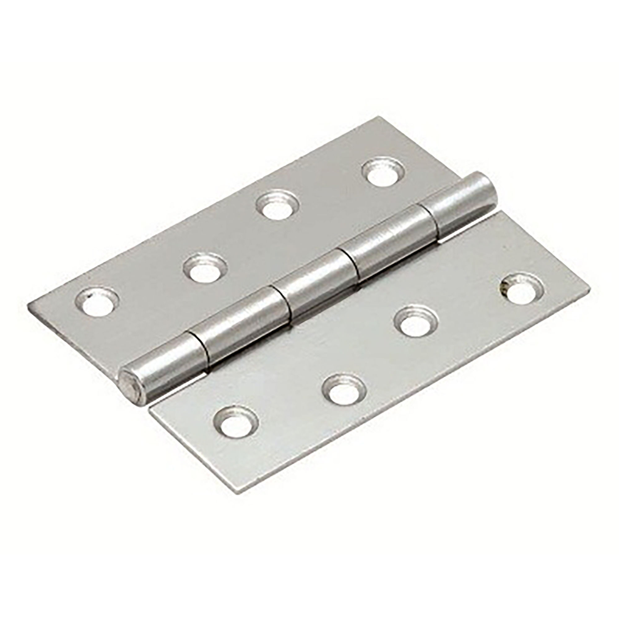 Carlisle Brass Light Butt Hinges (Pair) Satin Chrome 76mm x 50mm - IFH076SC/BP