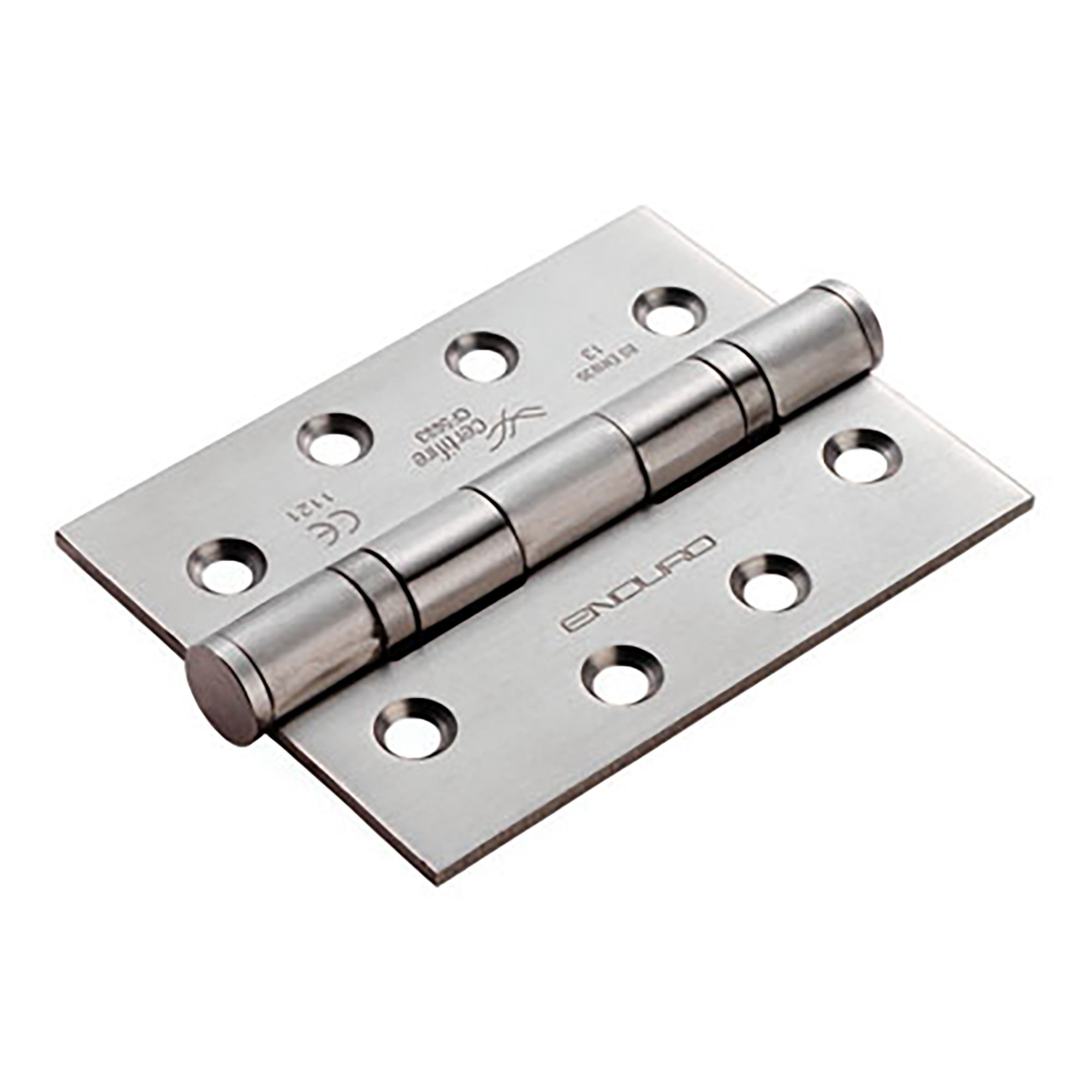 Carlisle Brass Ball Bearing Door Hinges Grade 13 (Pair) Satin Stainless Steel 102mm x 76mm - HIN1433P/13SSS/BP