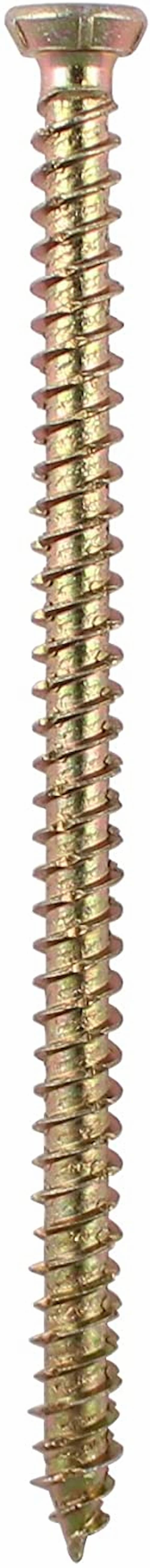 Multi-Fix Concrete Screws ZYP (Box of 100) 7.5mm x 120mm - 00120TCON