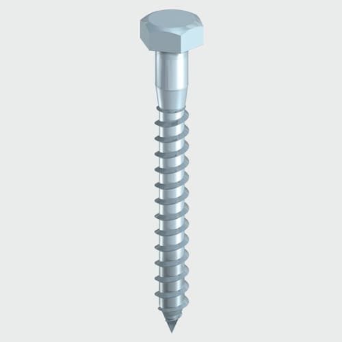 Coach Screws DIN 571 BZP (10 Pack) 6mm x 100mm - 06100CSCP