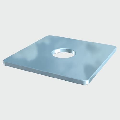 Square Plate Washers (Bag of 30) M12 x 50mm x 50mm x 3mm - 1250WHSPZB