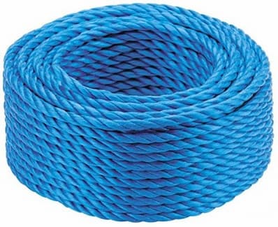 Blue Poly Rope Coil 6mm x 30m - BR630C