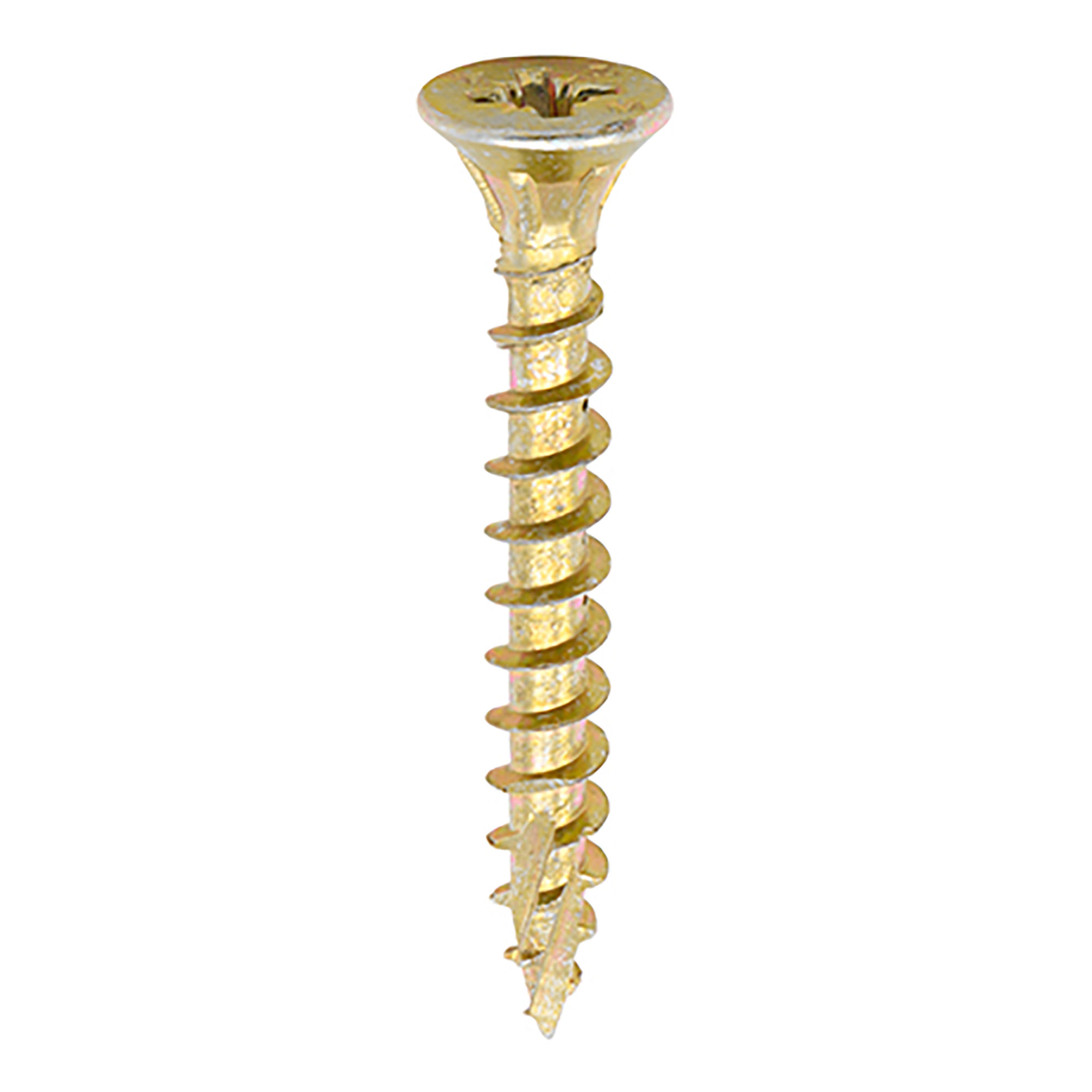 Timco C2 Strong-Fix Premium Screws PZ2 Yellow (Tub of 1800) 3.5mm x 30mm - 35030C2TUB