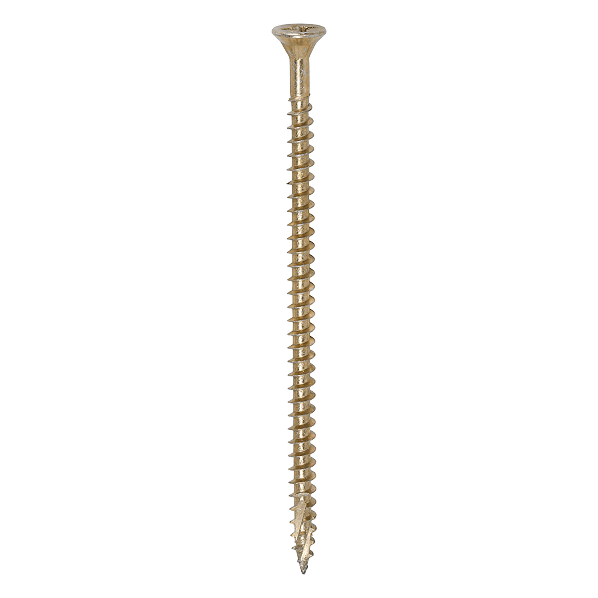 Timco C2 Strong-Fix Premium Screws PZ2 Yellow (Tub of 400) 4.0mm x 80mm - 40080C2TUB