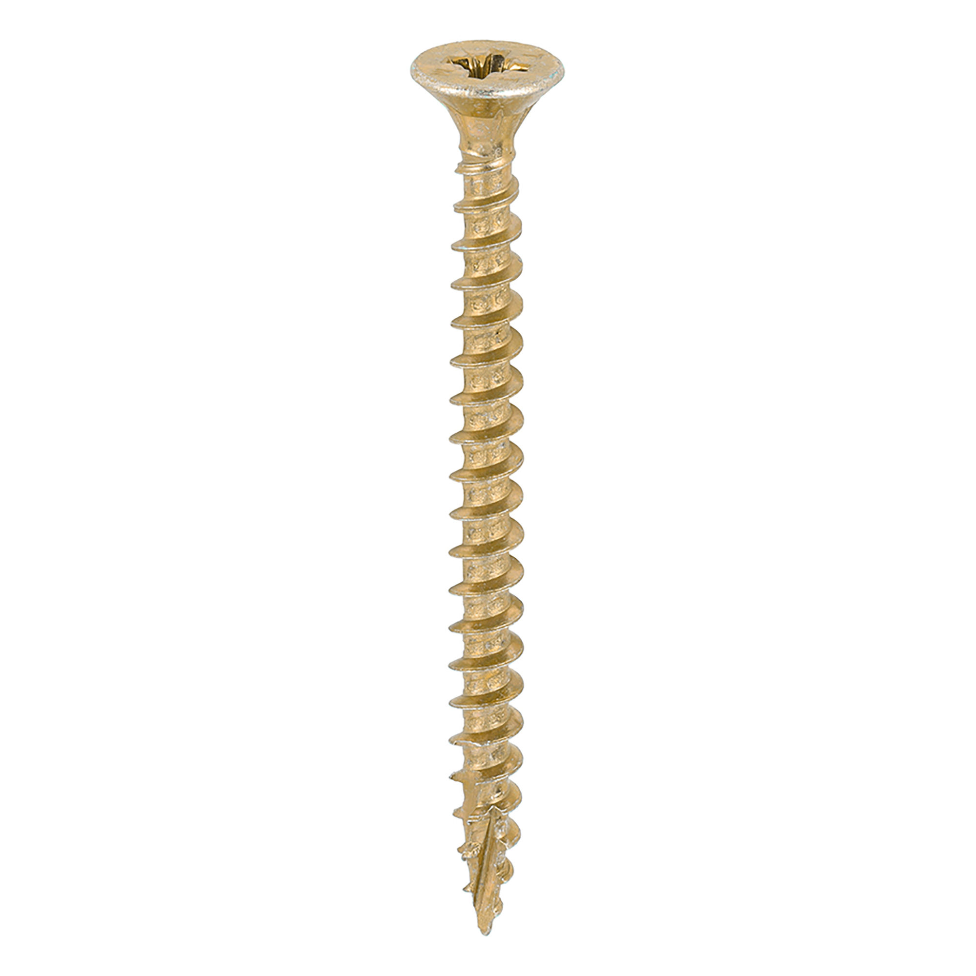 Timco C2 Strong-Fix Premium Screws PZ2 Yellow (Tub of 400) 5.0mm x 60mm - 50060C2TUB