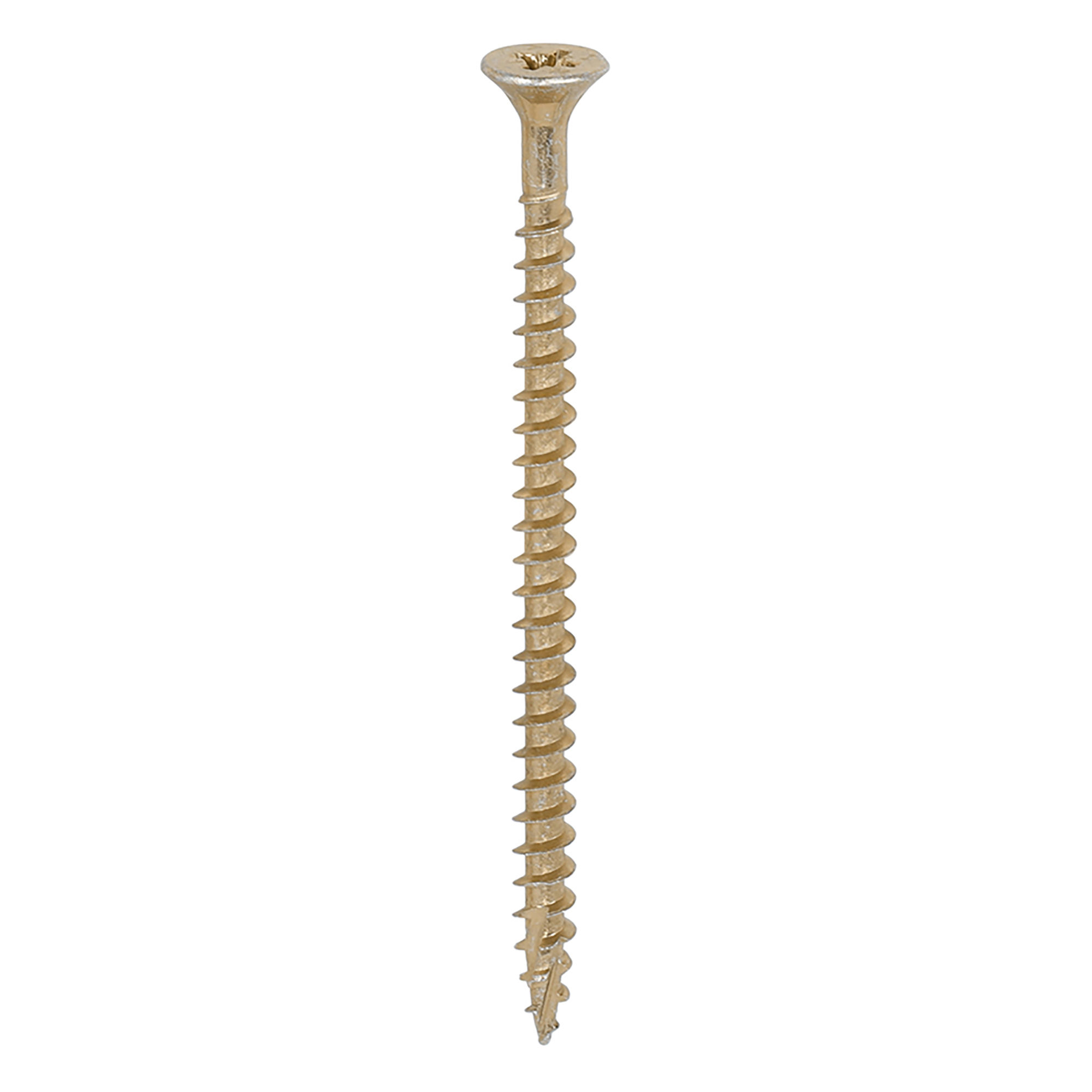 Timco C2 Strong-Fix Premium Screws PZ2 Yellow (Tub of 350) 5.0mm x 80mm - 50080C2TUB