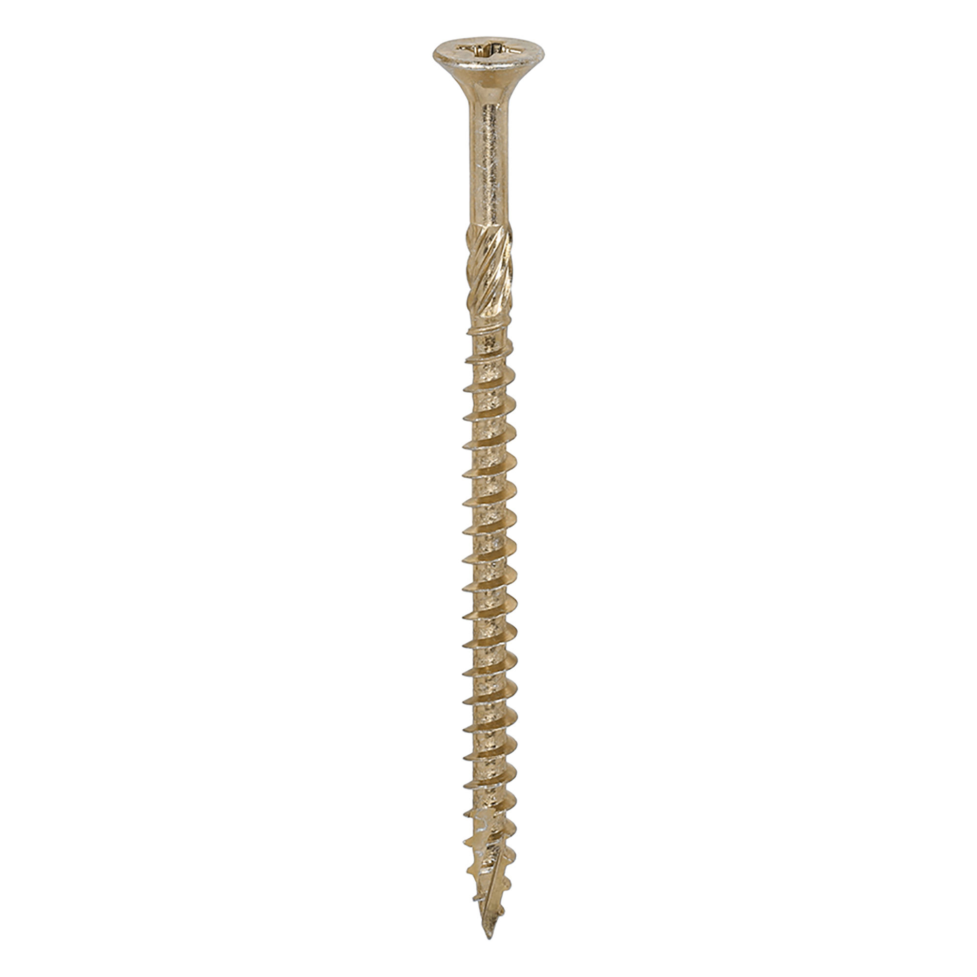 Timco C2 Strong-Fix Premium Screws PZ3 Yellow (Tub of 225) 6.0mm x 100mm - 60100C2TUB