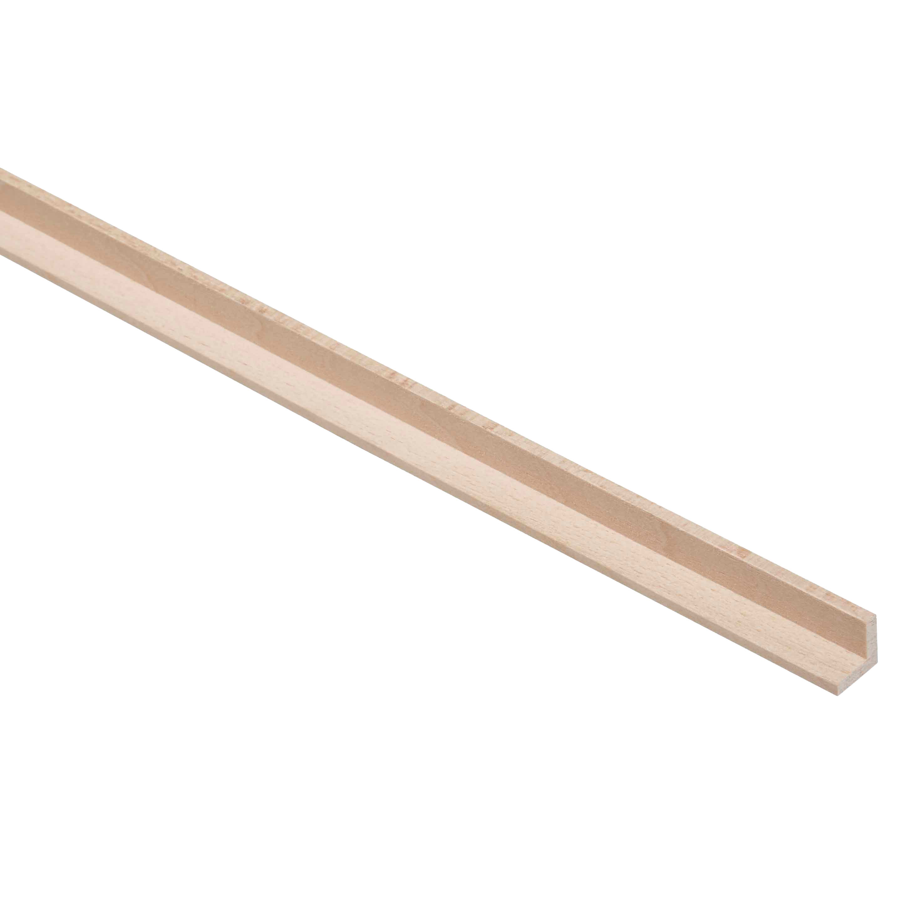 Burbidge Light Hardwood Square Angle Moulding 12mm x 12mm x 2.4m - CRN2006