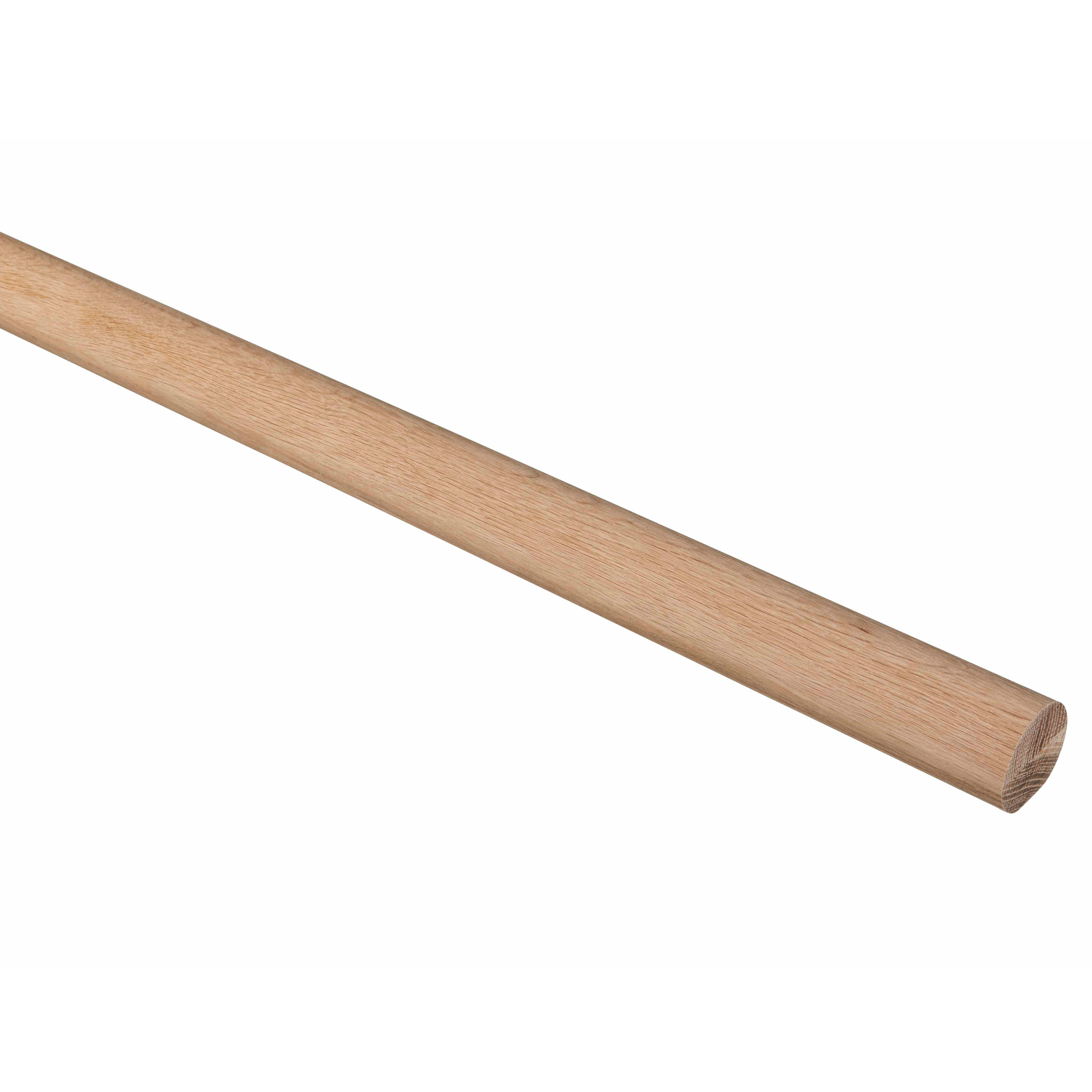 Burbidge White Oak Mopstick Handrail 44mm x 44mm x 4.2m - ESWO856