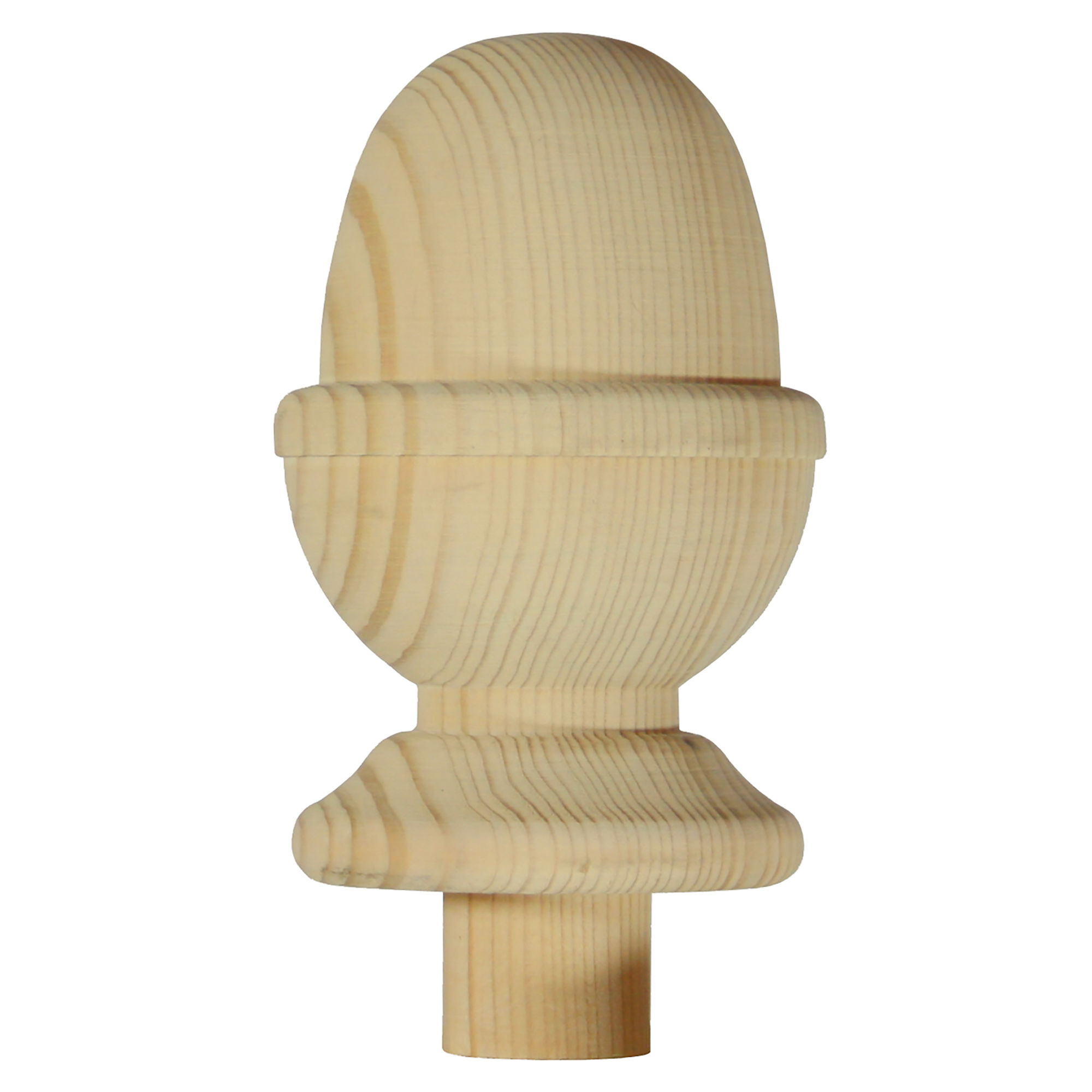 Burbidge Pine Acorn Newel Cap 90mm - NC3/90PU