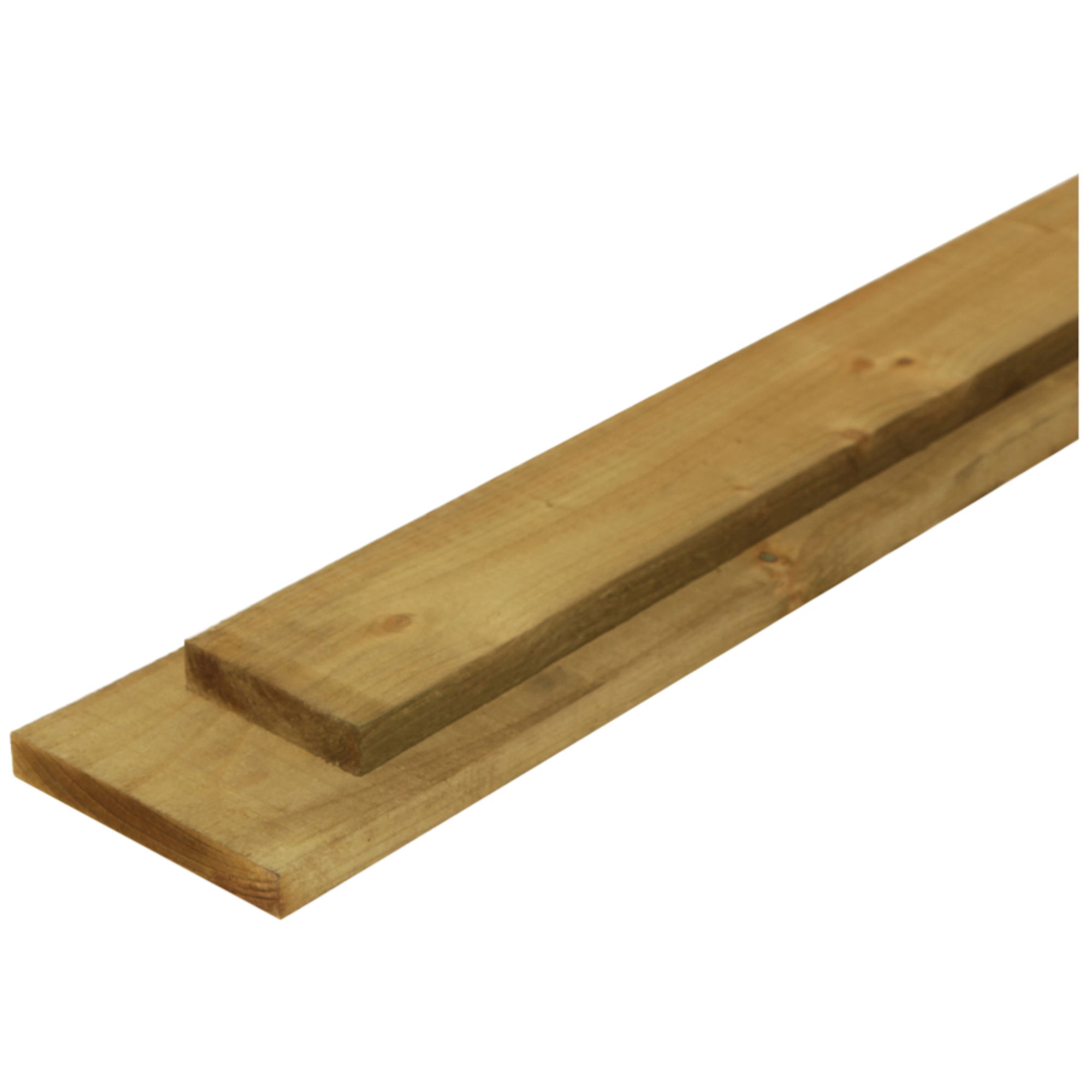 Sawn Carcassing Fence Board Treated Tanalised Green 22mm x 100mm