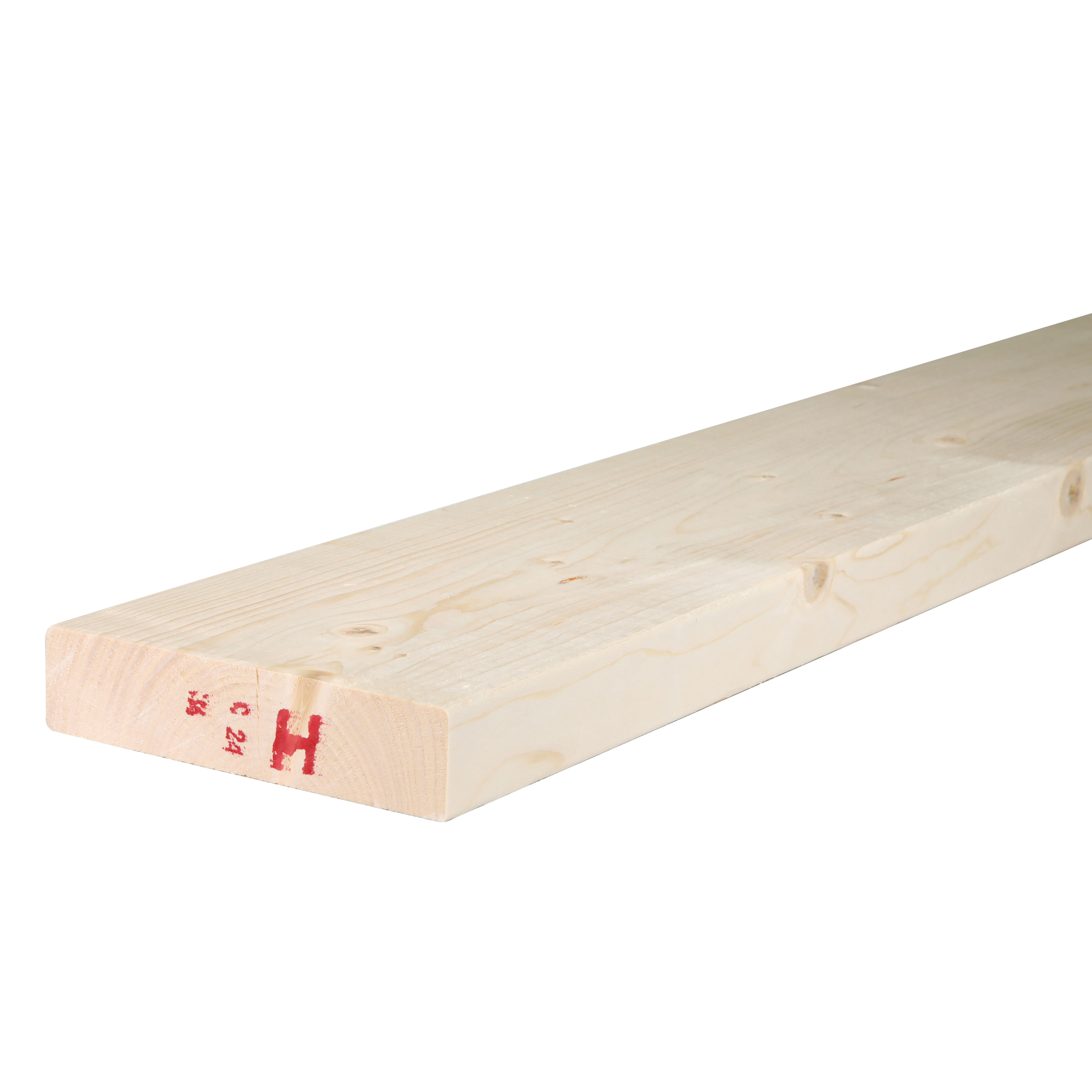 C24 European Eased Edge Untreated Carcassing 47mm x 200mm (Finished Size 44mm x 195mm)