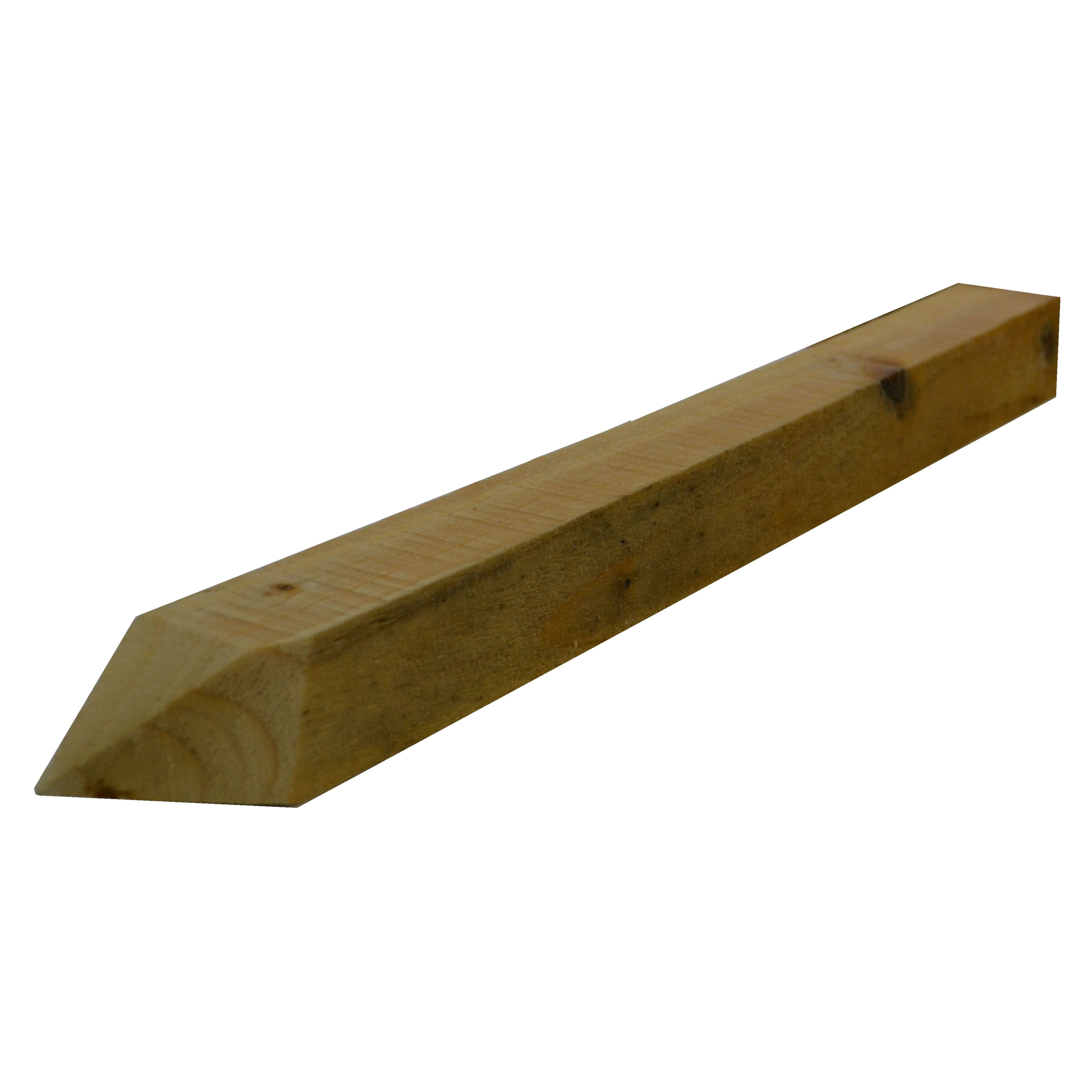 Pointed Hedging Stake Peg Treated 50mm x 50mm x 0.6m