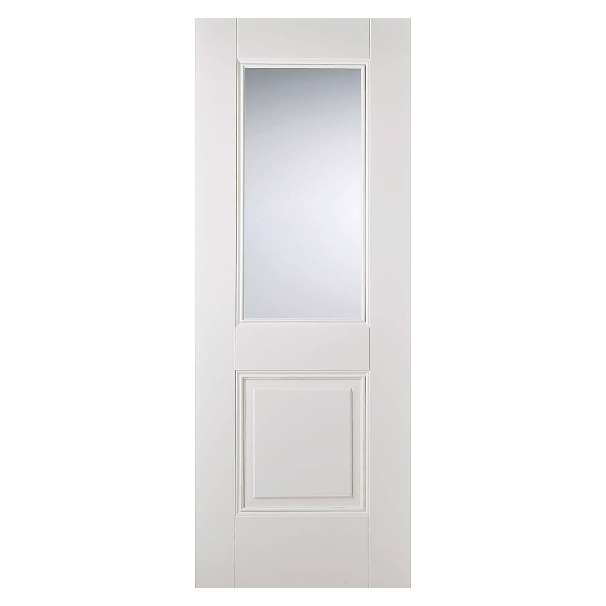 Arnhem 1-Light Primed Plus Glazed Internal Door White