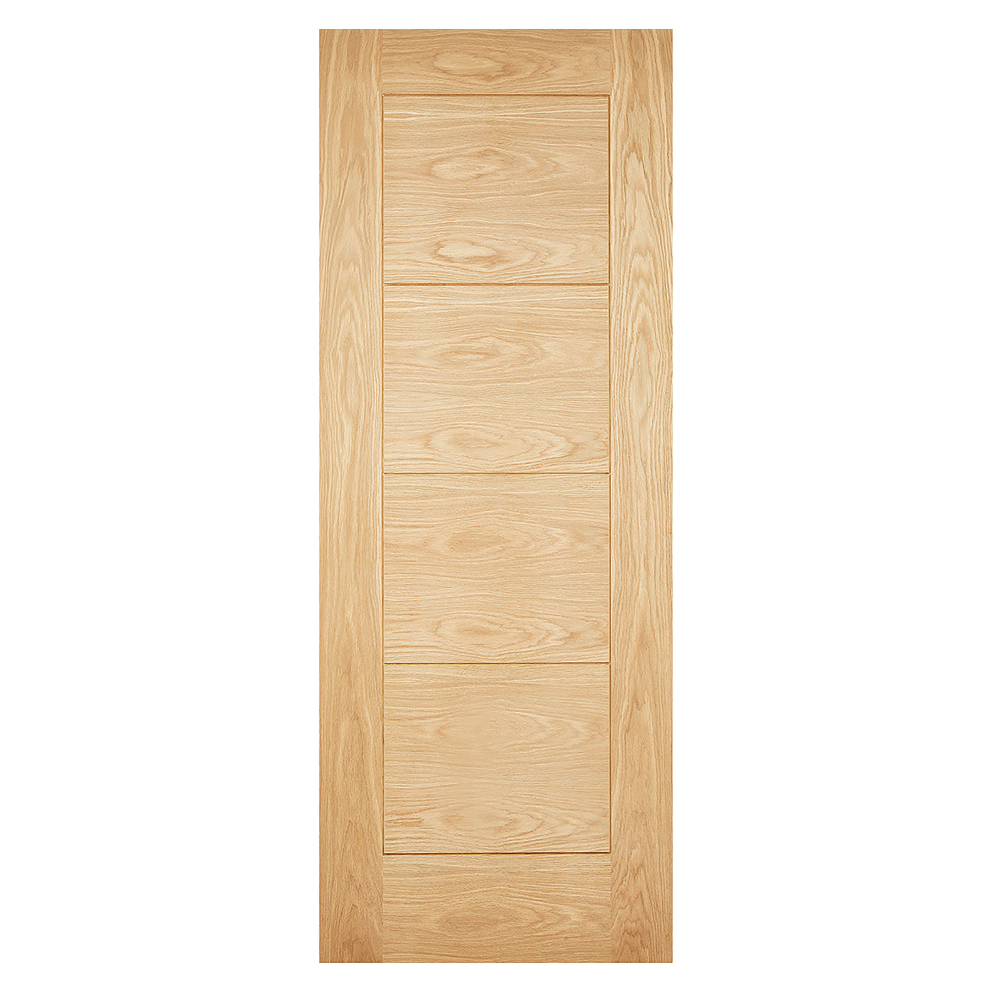 Modica Unfinished External Door Oak
